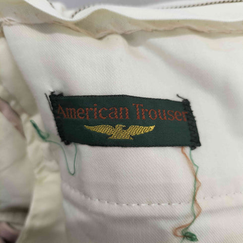 American Trouser 2タック ワイド テーパード スラックス メンズ