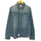アバクロンビーアンドフィッチ Abercrombie & Fitch ウォッシュ加工 ストライプ デニム シャツ メンズ import:M