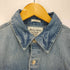 アバクロンビーアンドフィッチ Abercrombie & Fitch ウォッシュ加工 ストライプ デニム シャツ メンズ import:M