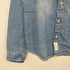 アバクロンビーアンドフィッチ Abercrombie & Fitch ウォッシュ加工 ストライプ デニム シャツ メンズ import:M