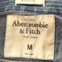 アバクロンビーアンドフィッチ Abercrombie & Fitch ウォッシュ加工 ストライプ デニム シャツ メンズ import:M