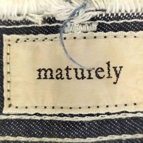 マチュアリー maturely 別注 ペインターデニムパンツ レディース JPN:XS