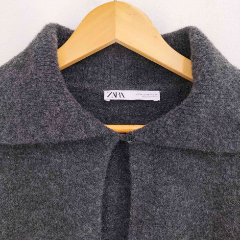 ザラ ZARA プレーンニットパッチポケットセーター レディース import:M