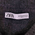 ザラ ZARA プレーンニットパッチポケットセーター レディース import:M