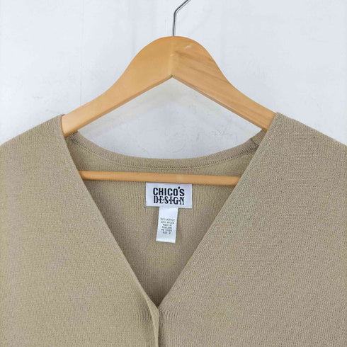 CHICO’S DESIGN チコズデザイン ニットロングベスト レディース 2