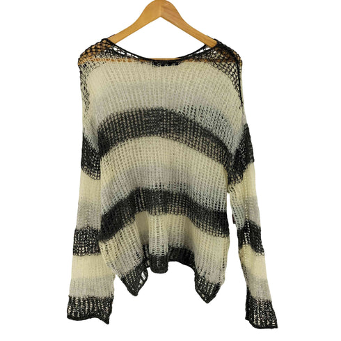 ヴェイパライズ VAPORIZE 22SS Net Knit ボーダーニット レディース JPN:M
