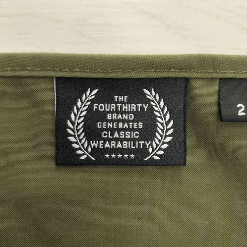 フォーサーティ 430 fourthirty NC MIL SHIRT ミリタリーノーカラーシャツ メンズ JPN:2