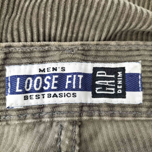 ギャップ Gap OLD LOOSE FIT コーデュロイパンツ メンズ 32