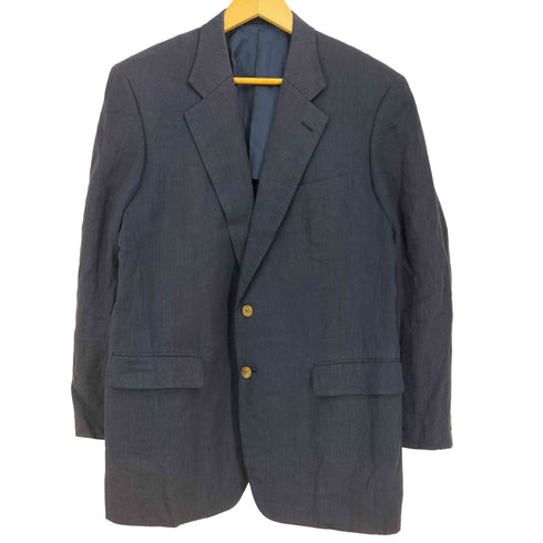 アクアスキュータム AQUASCUTUM リネン100 背抜き 2Bテーラードジャケット メンズ AB-7