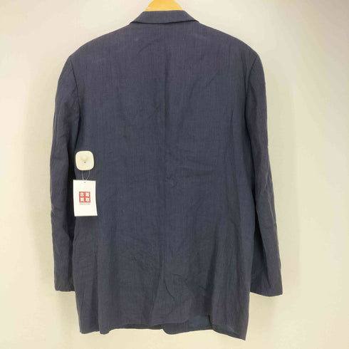 アクアスキュータム AQUASCUTUM リネン100 背抜き 2Bテーラードジャケット メンズ AB-7