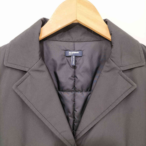 ジルサンダーネイビー JIL SANDER NAVY パデット チェスターコート 中綿 レディース 34