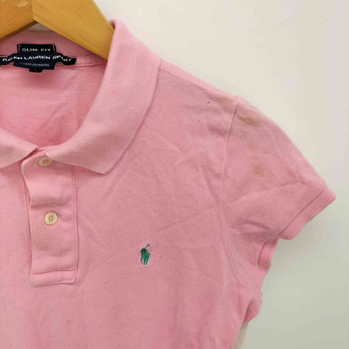 ラルフローレンスポーツ RALPH LAUREN SPORT SLIM FIT ポニー 刺繍 ポロシャツ レディース import:S