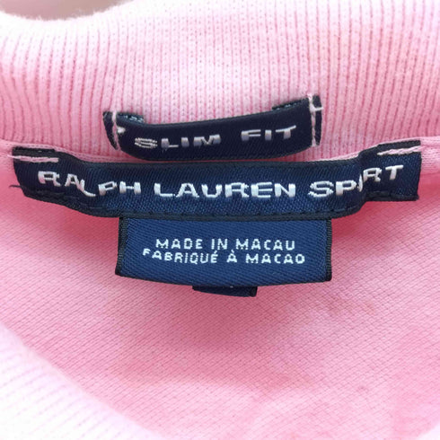 ラルフローレンスポーツ RALPH LAUREN SPORT SLIM FIT ポニー 刺繍 ポロシャツ レディース import:S
