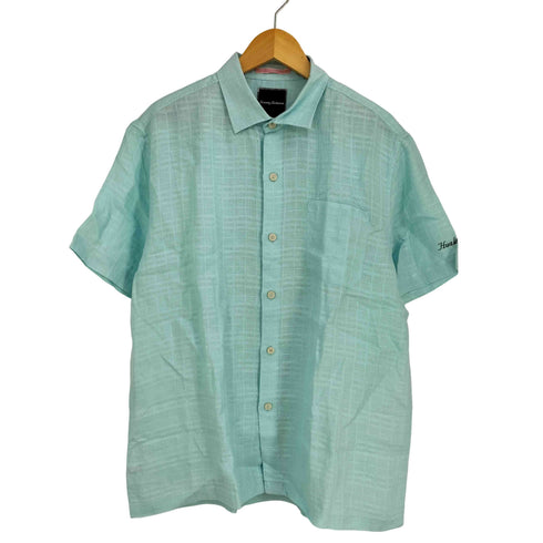 トミーバハマ Tommy Bahama リネン ショートスリーブシャツ ボックスシルエット メンズ JPN:L