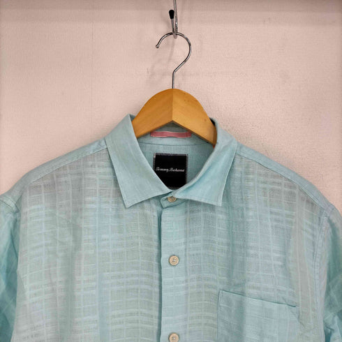 トミーバハマ Tommy Bahama リネン ショートスリーブシャツ ボックスシルエット メンズ JPN:L