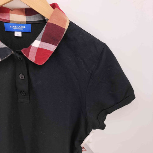 ブルーレーベルクレストブリッジ BLUE LABEL CRESTBRIDGE 襟 ハウス チェック ポロシャツ レディース EUR:38
