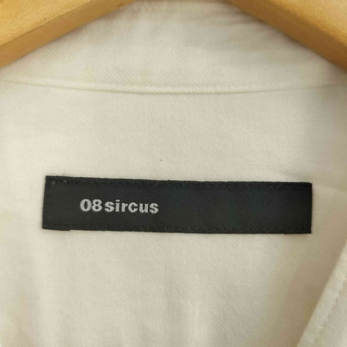 ゼロエイトサーカス 08sircus Cotton twill band collar shirt コットンツイルバンドカラーシャツ メンズ JPN:5