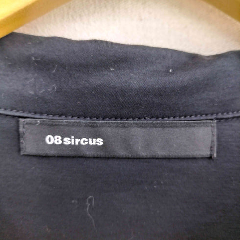 ゼロエイトサーカス 08sircus SILKY SHINE JERSEY OVER SHIRT シルキージャージーオーバーシャツ ポロシャツ メンズ 6