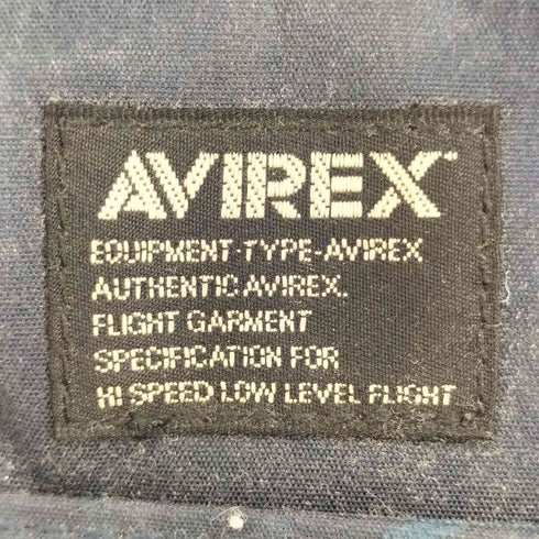 アヴィレックス AVIREX EQUIMENT ロゴ刺繍 コンパクト ボディバッグ メンズ