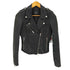 ザラ ZARA TRF SHEEP LEATHER シープレザー ダブルライダースジャケット レディース XS