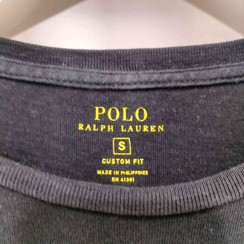 ポロラルフローレン POLO RALPH LAUREN ワッペン アーチロゴ 刺繍 半袖 Tシャツ メンズ import:S