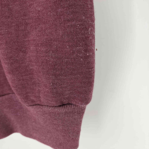 80s USA製 AMERICAN FLEECE WEAR アメリカンフリースウェアー 刺繍 ラグランスウェット レディース LARGE