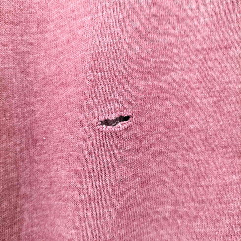 80s USA製 AMERICAN FLEECE WEAR アメリカンフリースウェアー 刺繍 ラグランスウェット レディース LARGE