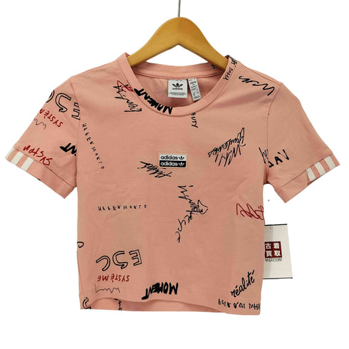アディダスオリジナルス adidas Originals R.Y.V グラフィックプリント クロップドTシャツ レディース JPN:M