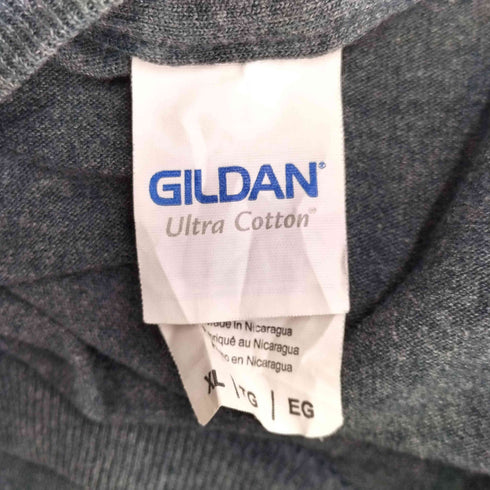 ギルダン GILDAN ファイヤートラック バックプリント ロングスリーブ Tシャツ メンズ JPN:XL