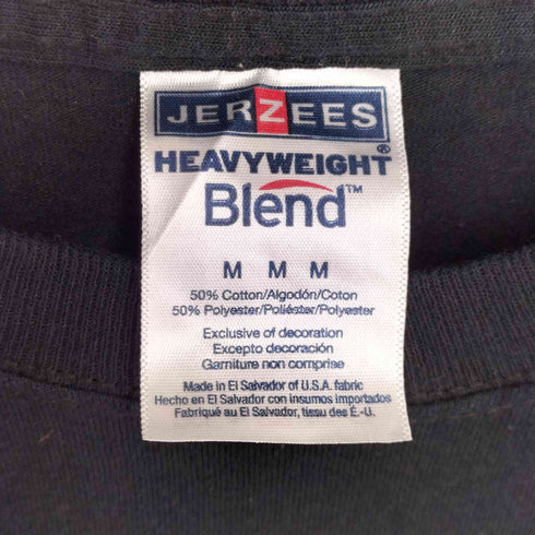 ジャージーズ JERZEES USA製 フットボール チームロゴプリント 長袖 Tシャツ メンズ JPN:M