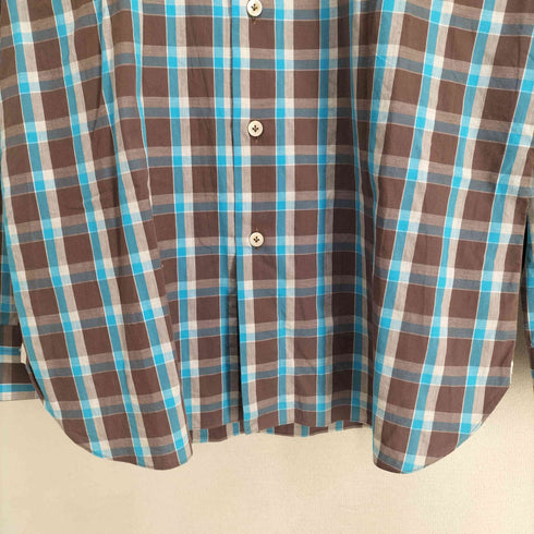 Ericco Formicola エリッコフォルミコラ チェック 長袖ドレスシャツ メンズ 15.5/39