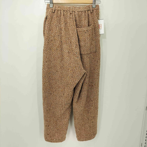ティグルブロカンテ TIGRE BROCANTE メランジ ウール ツイード テーパード パンツ レディース