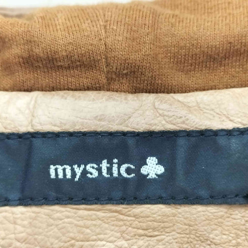 ミスティック mystic ピッグレザー フーデッドジャケット レディース