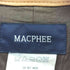 マカフィー MACPHEE ラムレザー ジップアップジャケット レディース M
