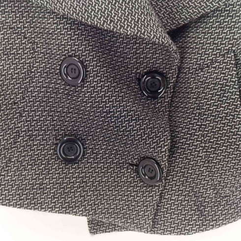 ジョンガリアーノ JOHN GALLIANO ツイード ダブルブレスト ショートジャケット レディース 6