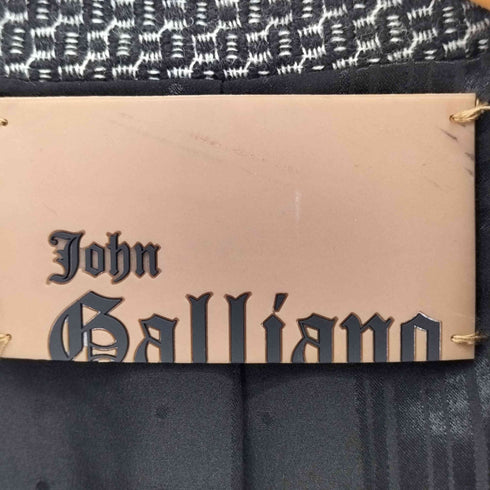 ジョンガリアーノ JOHN GALLIANO ツイード ダブルブレスト ショートジャケット レディース 6