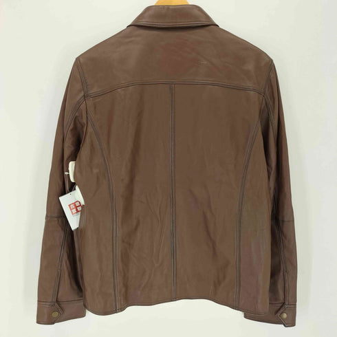 ジャンルイシュレル jean louis scherrer ラムレザー シャツジャケット メンズ L