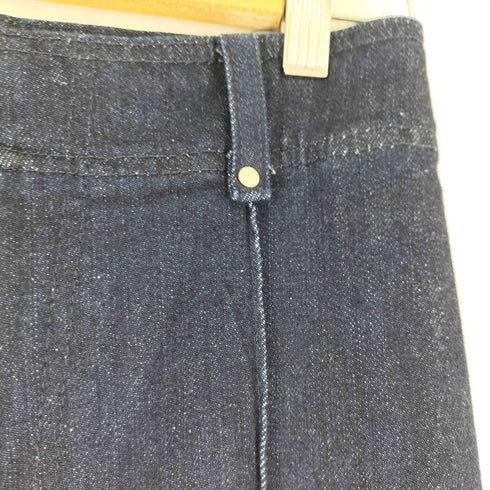 ザラ ZARA COLLECTION WIDE-LEG HIGH-WAIST JEANS センタープレス ワイドデニムパンツ レディース EUR:34