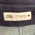 ザラ ZARA COLLECTION WIDE-LEG HIGH-WAIST JEANS センタープレス ワイドデニムパンツ レディース EUR:34