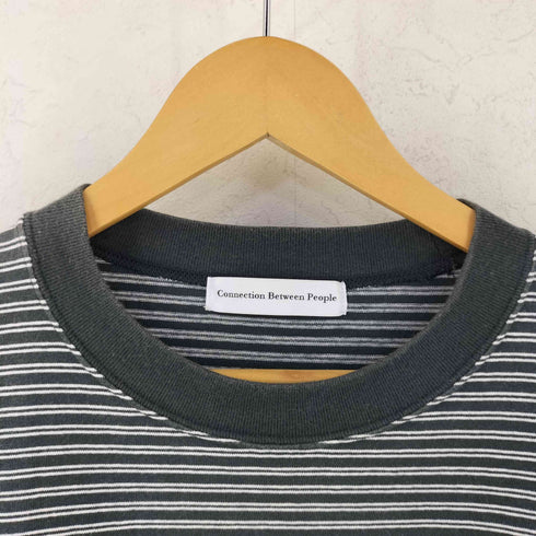 CONNECTION BETWEEN PEOPLE コネクションビットウィーンピープル ボーダークルーネックTシャツ domestic メンズ JPN:M
