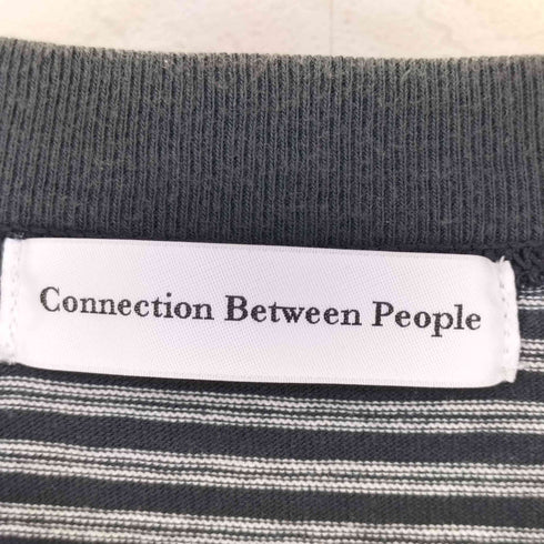 CONNECTION BETWEEN PEOPLE コネクションビットウィーンピープル ボーダークルーネックTシャツ domestic メンズ JPN:M