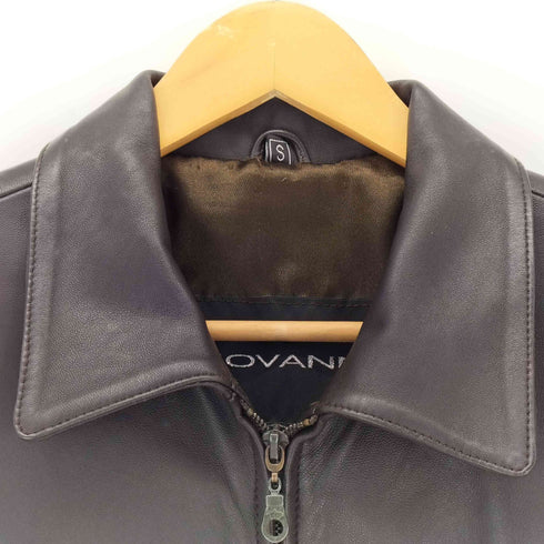 GIOVANNI ジョヴァンニ リアルレザー ジップコート import レディース S