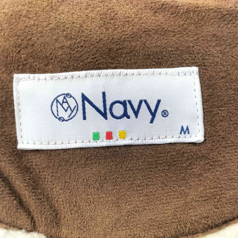 Navy フェイクムートンコート レディース JPN:M