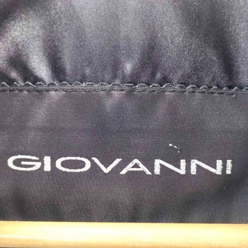 GIOVANNI ジョヴァンニ リアルレザー シェイプデザインコート import レディース S