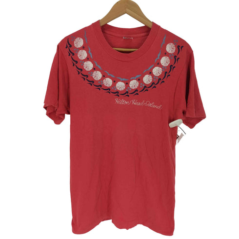 フルーツオブザルーム FRUIT OF THE LOOM MADE IN USA シングルステッチ Hilton Head Island グラフィックプリント Tシャツ メンズ import:M