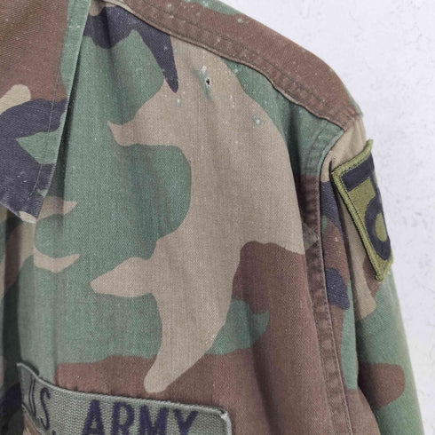 ユーエスアーミー U.S. ARMY 80s 88年製 ウッドランドカモ BDU JACKET メンズ MEDIUM-SHORT