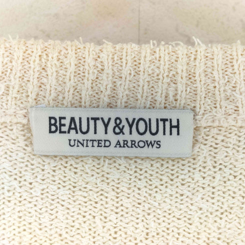 ビューティーアンドユースユナイテッドアローズ BEAUTY & YOUTH UNITED ARROWS ツイスト コットン クルーネック ニット メンズ JPN:L
