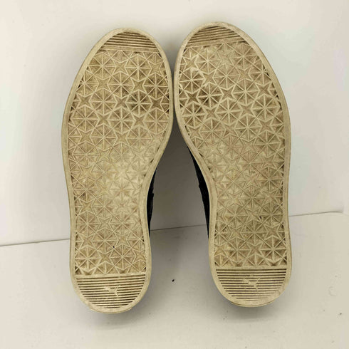 アレキサンダーマックイーン Alexander McQueen 型押しパイソン柄 レザースニーカー メンズ JPN:24