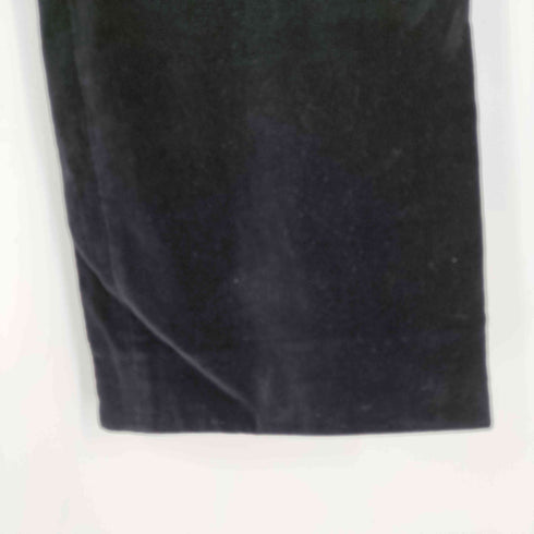 ボスヒューゴボス BOSS HUGO BOSS 90S OLD ベロア ベルベット ワイド パンツ ブラック メンズ EUR:46-48