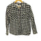 ギャップ Gap 90s 開襟 フラップポケット チェックフランネル オープンカラーシャツ レディース S